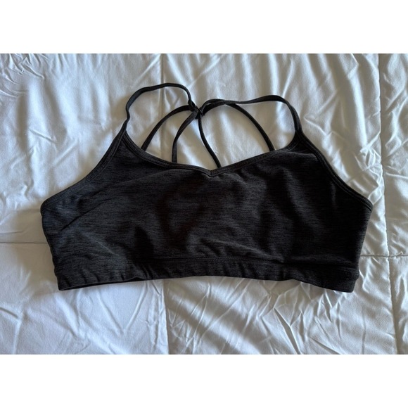 Lole Half Moon Sports Bra, Black , Women's Medium Stretchy Gym Workout EUC - Picture 1 of 7